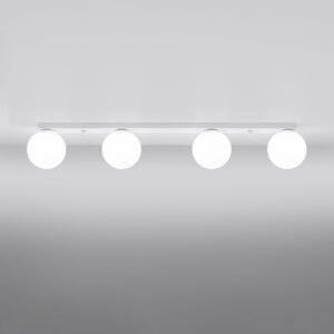 Ceiling Lamp Yoli 4 White Track Lighting Great Lighting UK Ltd