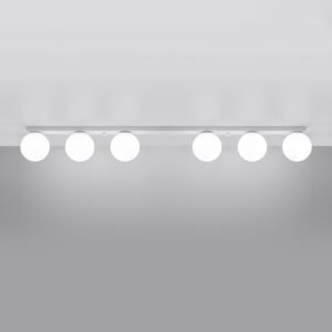 Ceiling Lamp Yoli 6 White Track Lighting Great Lighting UK Ltd