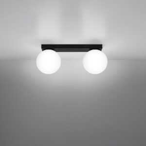 Ceiling Lamp Yoli 2 Black Cluster Ceiling Lights Great Lighting UK Ltd