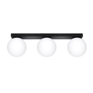 Ceiling Lamp Yoli 3 Black Track Lighting Great Lighting UK Ltd