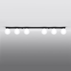 Ceiling Lamp Yoli 6 Black Track Lighting Great Lighting UK Ltd