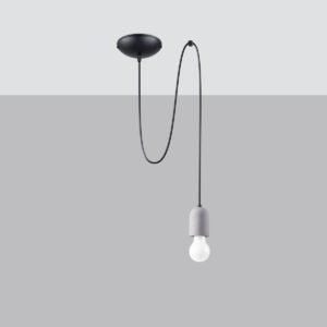 Pendant Lamp Neso 1 Long Modern Single Pendants Great Lighting UK Ltd