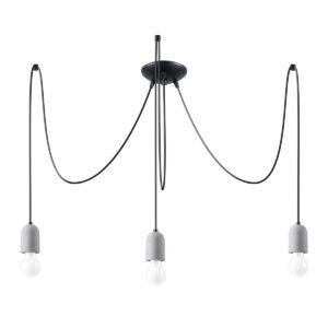 Chandelier Neso 3 Modern Hanging Chandeliers Great Lighting UK Ltd