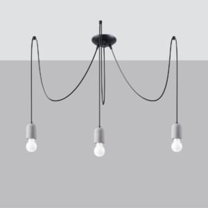 Chandelier Neso 3 Modern Hanging Chandeliers Great Lighting UK Ltd