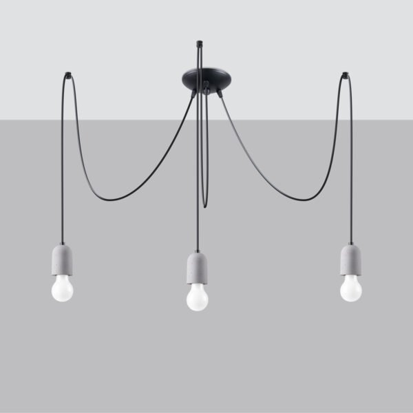 Chandelier Neso 3 Hanging Chandeliers Great Lighting UK Ltd