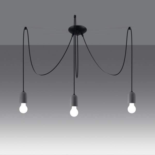 Chandelier Neso 3 Hanging Chandeliers Great Lighting UK Ltd