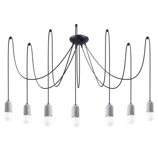 Chandelier Neso 7 Hanging Chandeliers Great Lighting UK Ltd