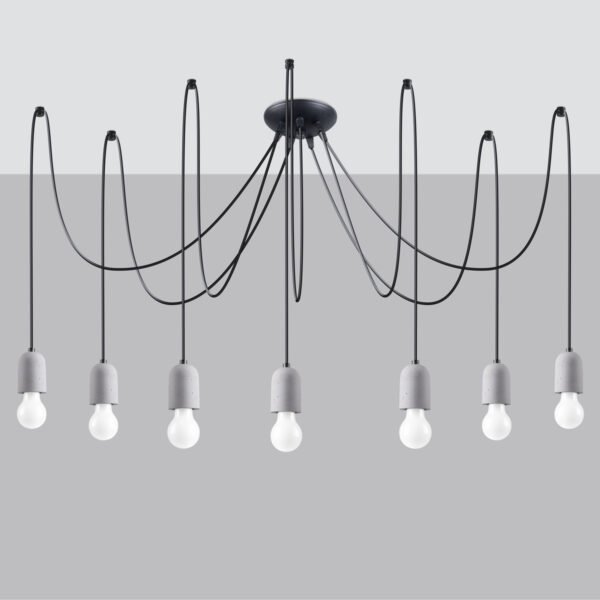 Chandelier Neso 7 Hanging Chandeliers Great Lighting UK Ltd