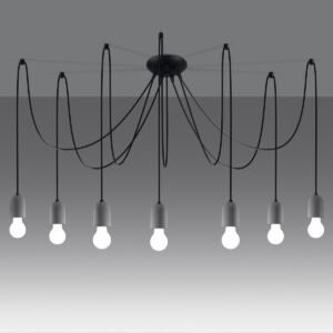 Chandelier Neso 7 Modern Hanging Chandeliers Great Lighting UK Ltd