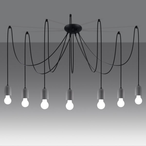 Chandelier Neso 7 Hanging Chandeliers Great Lighting UK Ltd