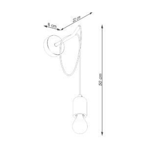 Wall Lamp Neso Single Wall Lights Great Lighting UK Ltd