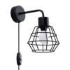 Wall Lamp Suba Black Single Wall Lights Great Lighting UK Ltd