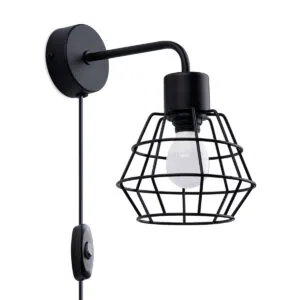 Suba Wall Light - Black Black Wall Lights Great Lighting UK Ltd
