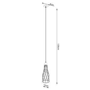 Pendant Lamp Suba 1 Black Modern Single Pendants Great Lighting UK Ltd
