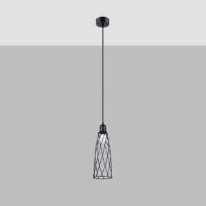Pendant Lamp Suba 1 Black Modern Single Pendants Great Lighting UK Ltd