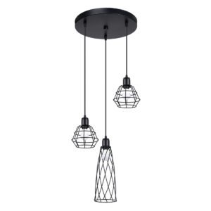 Pendant Lamp Suba 3p Black