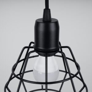 Pendant Lamp Suba 3p Black Multi Pendants Great Lighting UK Ltd