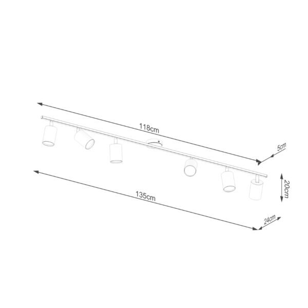 Ceiling Lamp Lemmi 6l Black - Image 4