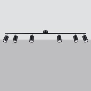 Ceiling Lamp Lemmi 6l Black Track Lighting Great Lighting UK Ltd
