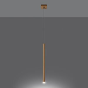 Pendant Lamp Pastelo 1 Gold Modern Single Pendants Great Lighting UK Ltd