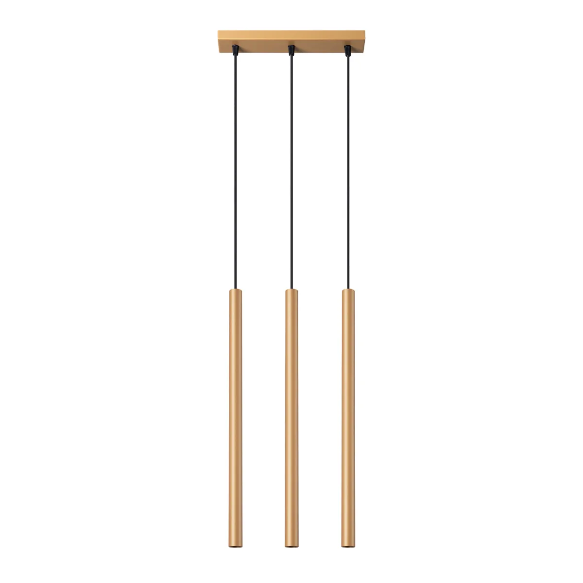 Pendant Lamp Pastelo Three Light Gold Bar & Linear Pendant Lights Great Lighting UK Ltd