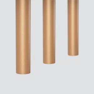Pendant Lamp Pastelo Three Light Gold Bar & Linear Pendant Lights Great Lighting UK Ltd