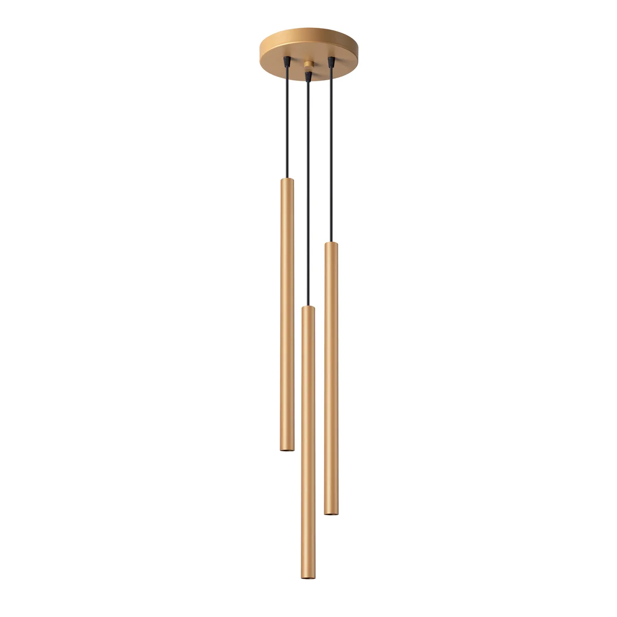 Pendant Lamp Pastelo Three Light Gold Brushed Gold Lighting Great Lighting UK Ltd