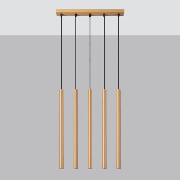 Pendant Lamp Pastelo 5l  Gold - Image 2