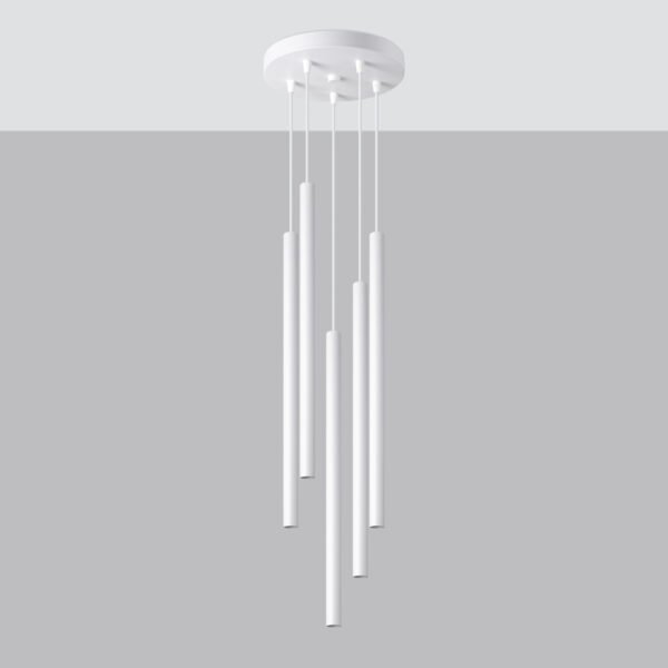 Pendant Lamp Pastelo 5p White - Image 2