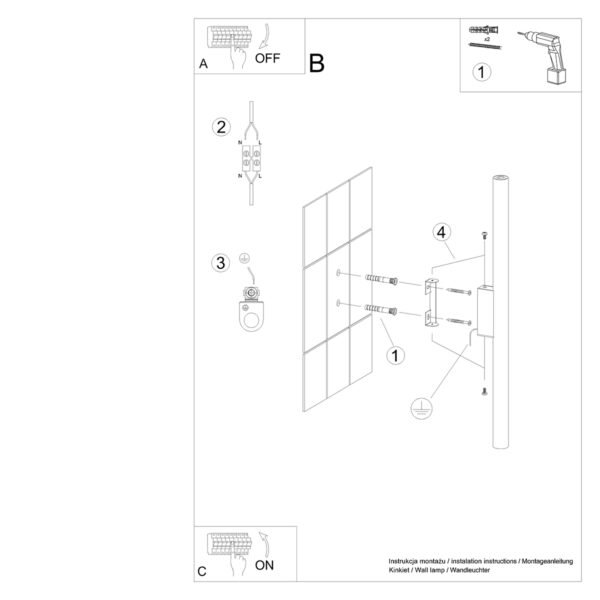 Wall Lamp Pastelo 2 White - Image 6