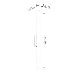Wall Lamp Pastelo 2 Black Double Wall Lights Great Lighting UK Ltd