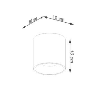 Ceiling Lamp Orbis 1 Gold Single Ceiling Lights Great Lighting UK Ltd