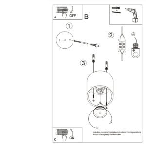 Ceiling Lamp Orbis 1 Gold Single Ceiling Lights Great Lighting UK Ltd