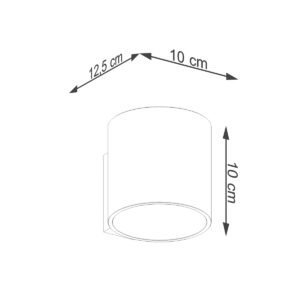 Wall Lamp Orbis 1 Gold Single Wall Lights Great Lighting UK Ltd