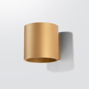 Wall Lamp Orbis 1 Gold Single Wall Lights Great Lighting UK Ltd