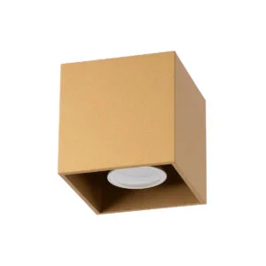Ceiling Lamp Quad Single Light Gold Brushed Gold Lighting Great Lighting UK Ltd