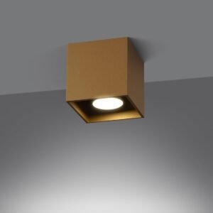 Ceiling Lamp Quad Single Light Gold Brushed Gold Lighting Great Lighting UK Ltd