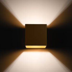 Wall Lamp Quad 1 Gold Single Wall Lights Great Lighting UK Ltd