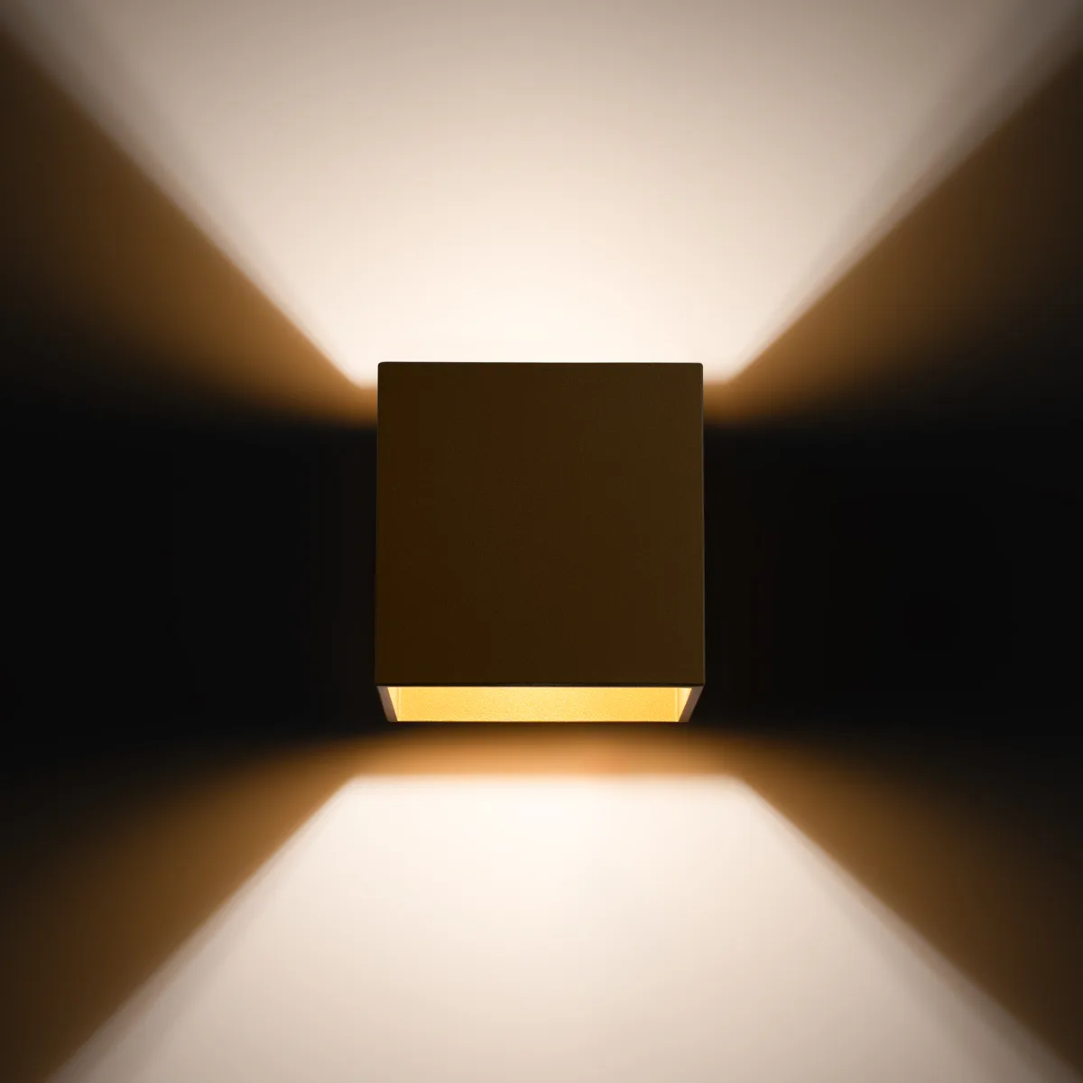 Wall Lamp Quad Single Light Gold Brushed Gold Lighting Great Lighting UK Ltd