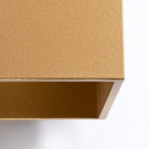 Wall Lamp Quad 1 Gold Single Wall Lights Great Lighting UK Ltd