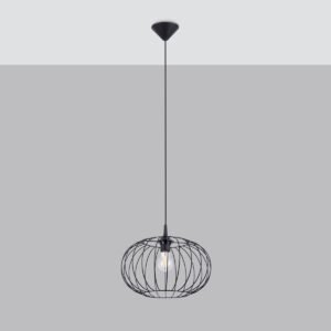 Pendant Lamp Tsuno Black Modern Single Pendants Great Lighting UK Ltd