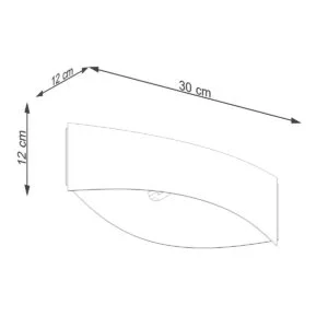 Toni Wall Light - White Box Wall Lights Great Lighting UK Ltd