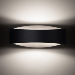 Wall Lamp Toni Black Single Wall Lights Great Lighting UK Ltd