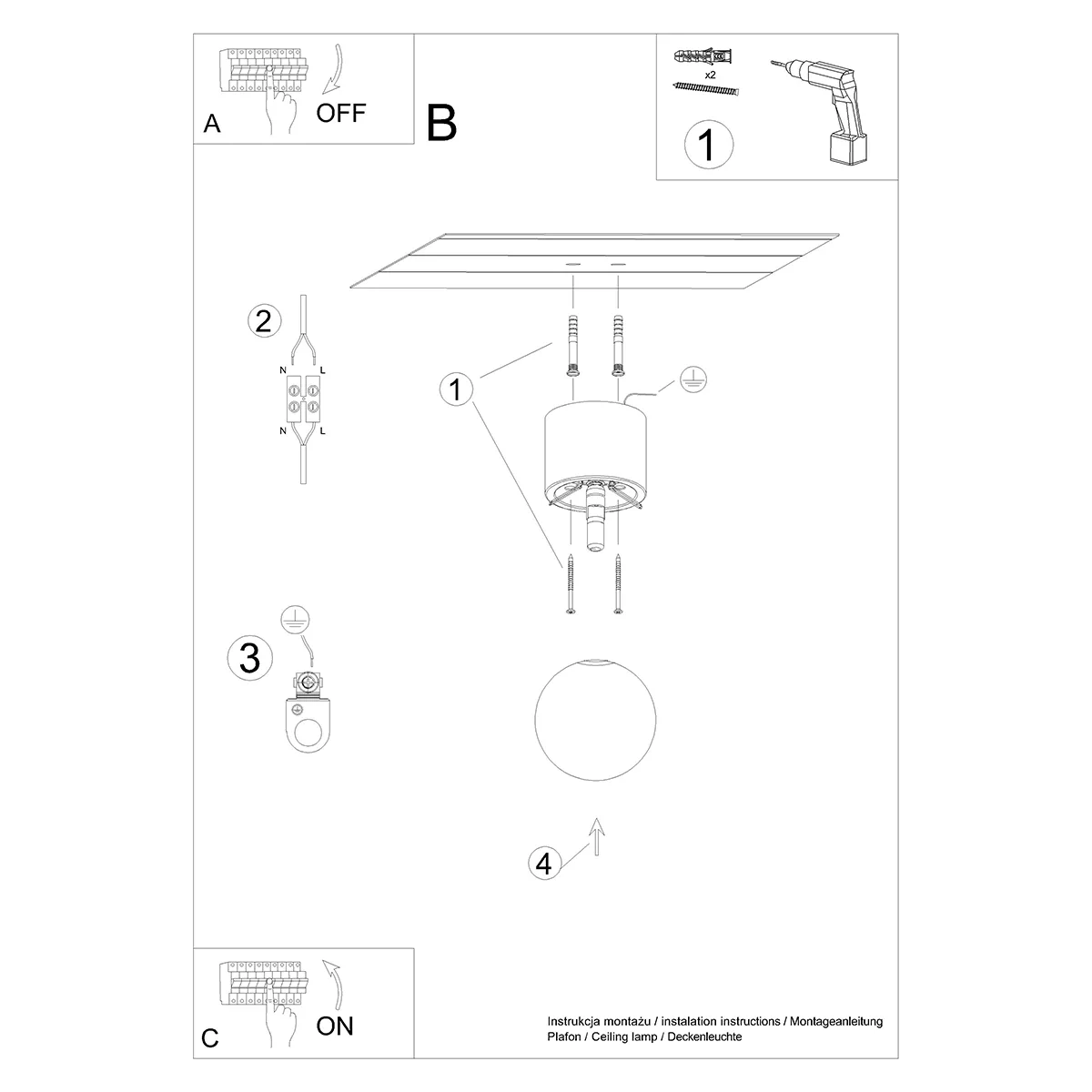 Wooden Ceiling Light Boomo 8cm Modern Single Ceiling Lights Great Lighting UK Ltd