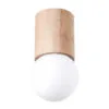 Wooden Ceiling Light Boomo 12cm Modern Single Ceiling Lights Great Lighting UK Ltd