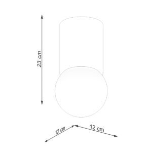 Ceiling Lamp Boomo 12 Single Ceiling Lights Great Lighting UK Ltd