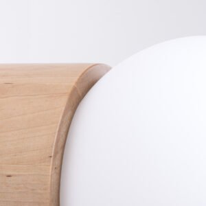 Wall Lamp Boomo Natural Wood Single Wall Lights Great Lighting UK Ltd