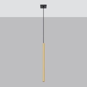 Pendant Lamp Pastelo 1 Polished Gold Modern Single Pendants Great Lighting UK Ltd