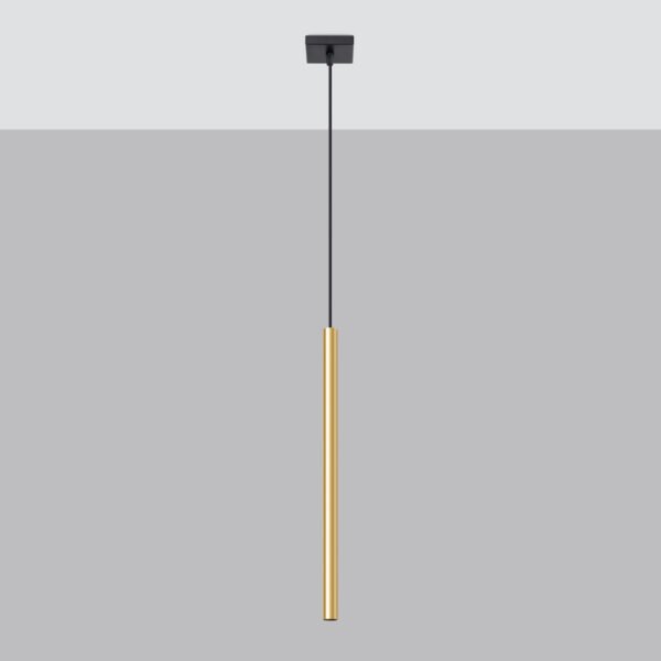 Pendant Lamp Pastelo 1 Polished Gold Single Pendants Great Lighting UK Ltd