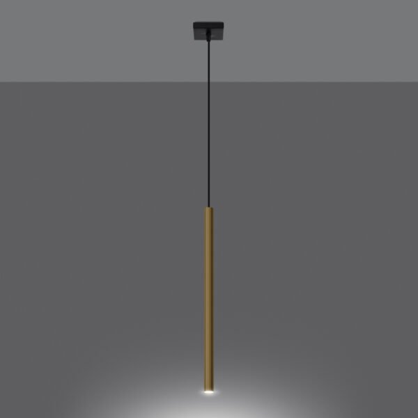Pendant Lamp Pastelo 1 Polished Gold Single Pendants Great Lighting UK Ltd